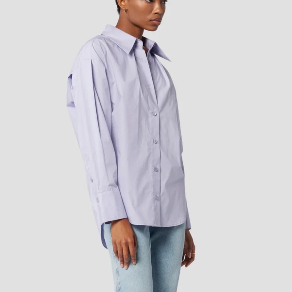 NWT Equipment Sergine Long Sleeve Cotton Shirt - Picture 4 of 6